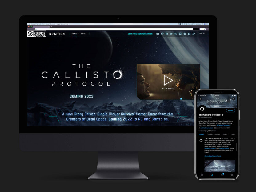 The Callisto Protocol Web Design